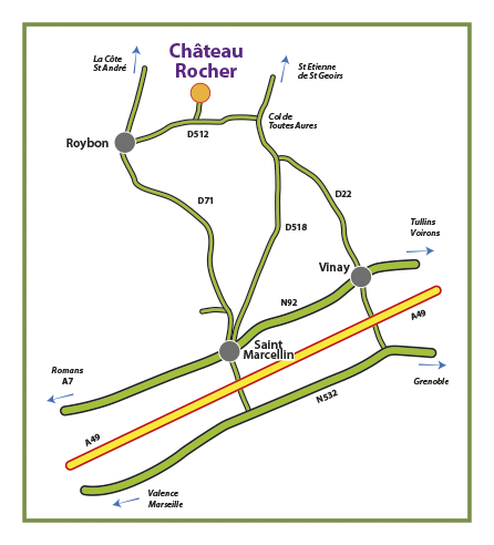 Plan chateau rocher